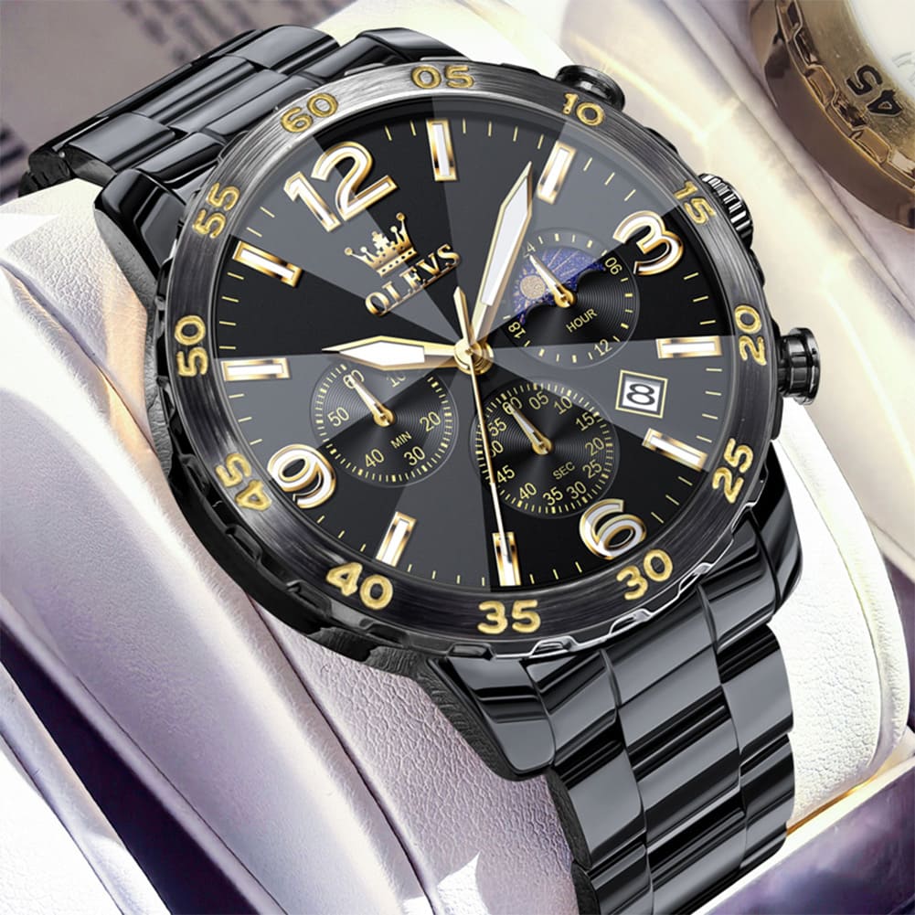 OLEVS 3678 Men’s Sport Luxury Chronograph – Moon Phase Series - Image 13