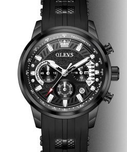 OLEVS 3690 Men’s Sport Chronograph – Hybrid Silicone Series