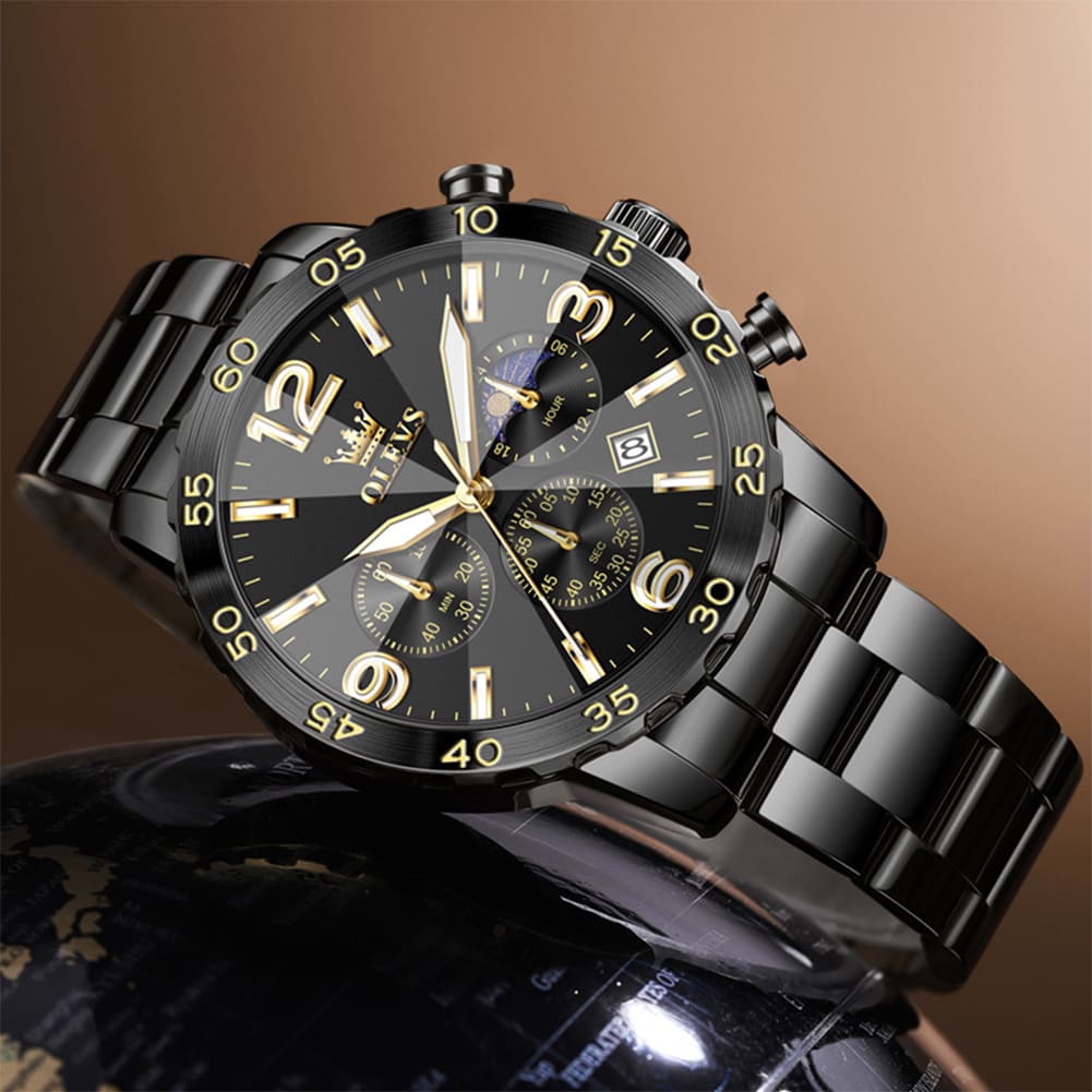 OLEVS 3678 Men’s Sport Luxury Chronograph – Moon Phase Series - Image 8