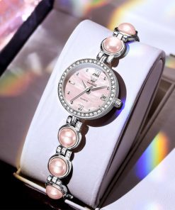 OLEVS Luxury Pearl Bracelet Watch for Women – 5669