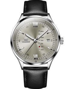 OLEVS 2931 Men's Classic Leather Quartz Watch